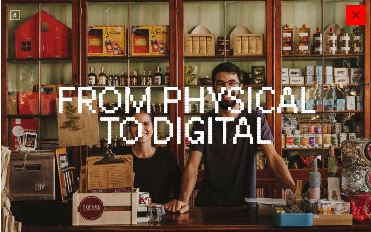 Avoid type over busy imagery